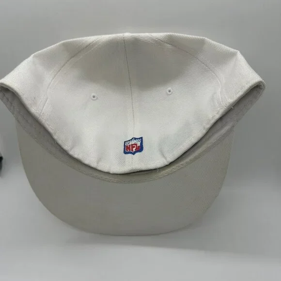 Vintage Dallas Cowboys White Star Fitted Hat 7 3/8 - Picture 2 of 4